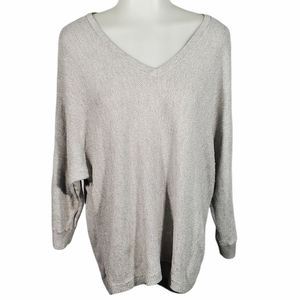 EXPRESS Oversized Sweater Sparkly Zippered Back